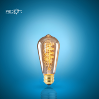 Стильная декоративная лампа Pro Light в форме колбы ретро-груша