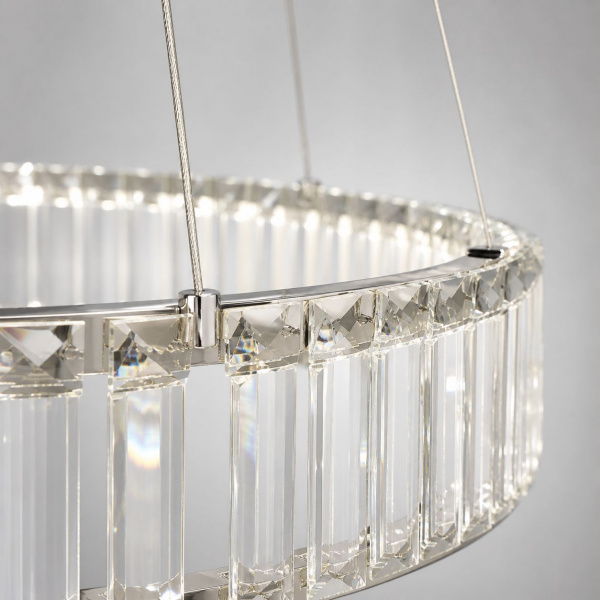 Подвесная LED-люстра ATERA с кристаллическим сиянием