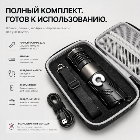 Ручной фонарь Pro  Light