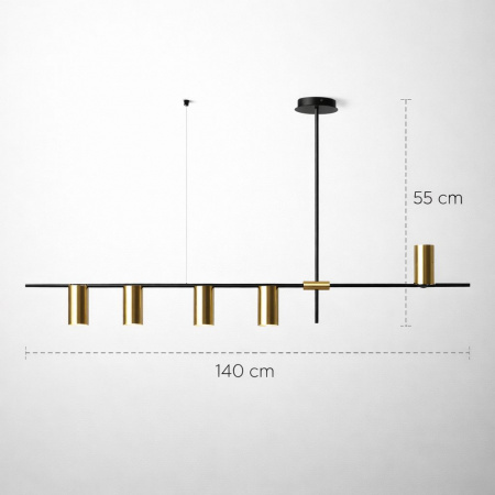 Лаконичная люстра ATERA, GU10*5, 170-260 В