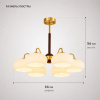 Современная и стильная люстра ATERA, 170-260 В