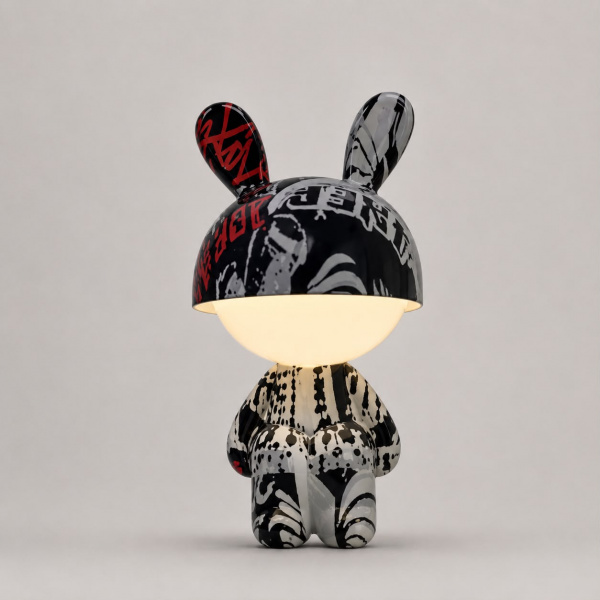 Большой ночной светильник Quiet Girl Bunny