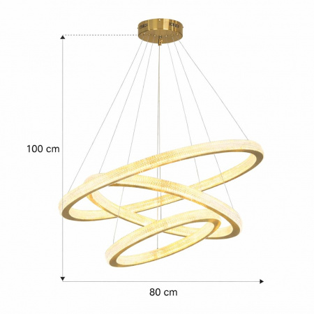 Современная подвесная LED-люстра ATERA, 170-260 В