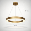 Элегантная подвесная люстра ATERA, LED, 170-260 В