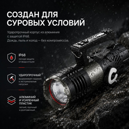Ручной фонарь Pro  Light