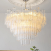 Компактная люстра выполненная из прозрачных туб by Pro Light