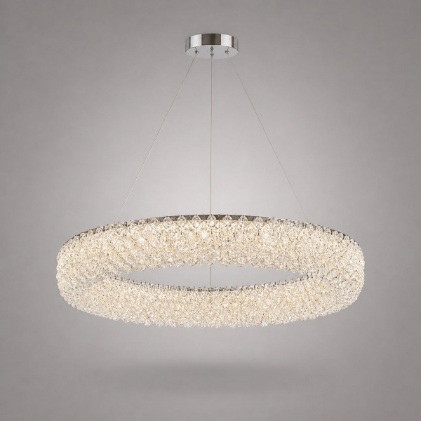 LED-люстра ATERA с кристаллическим эффектом